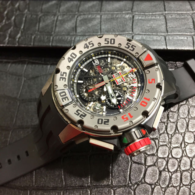 Action watches with high technical works